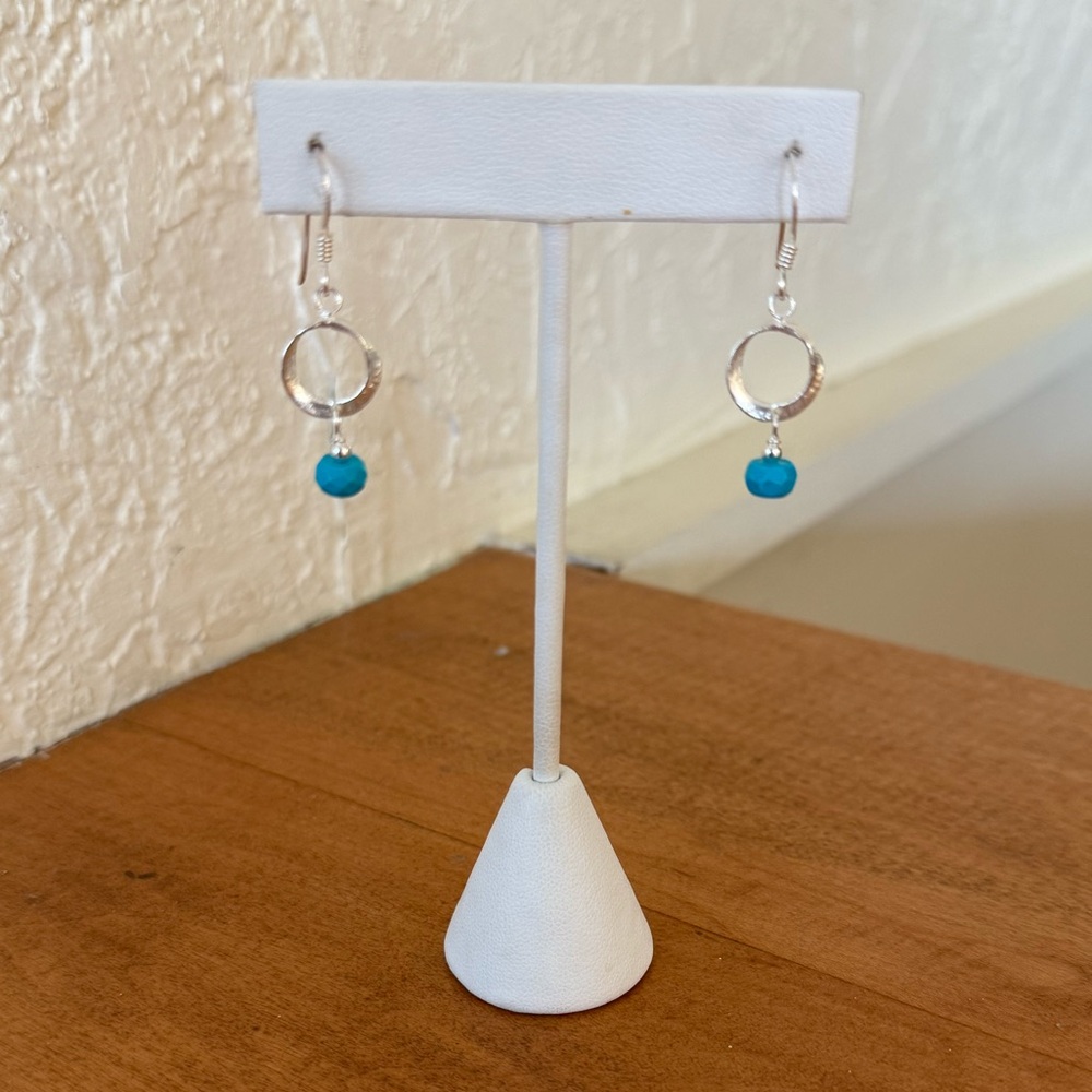 Sterling silver and turquoise earrings